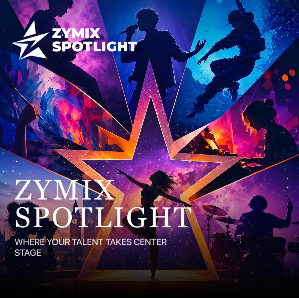 ZYMIX Spotlight stage visual