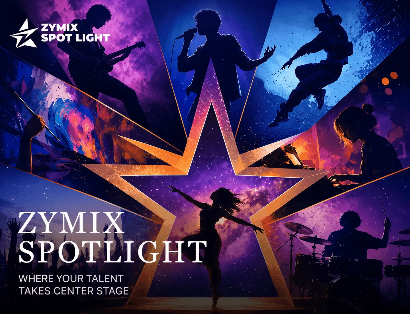 Фон ZYMIX Шоу талантов